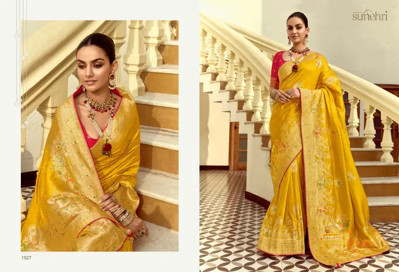 Alankar By Kimora Dola Silk Wedding Wear Saree Wholesale Market In Surat